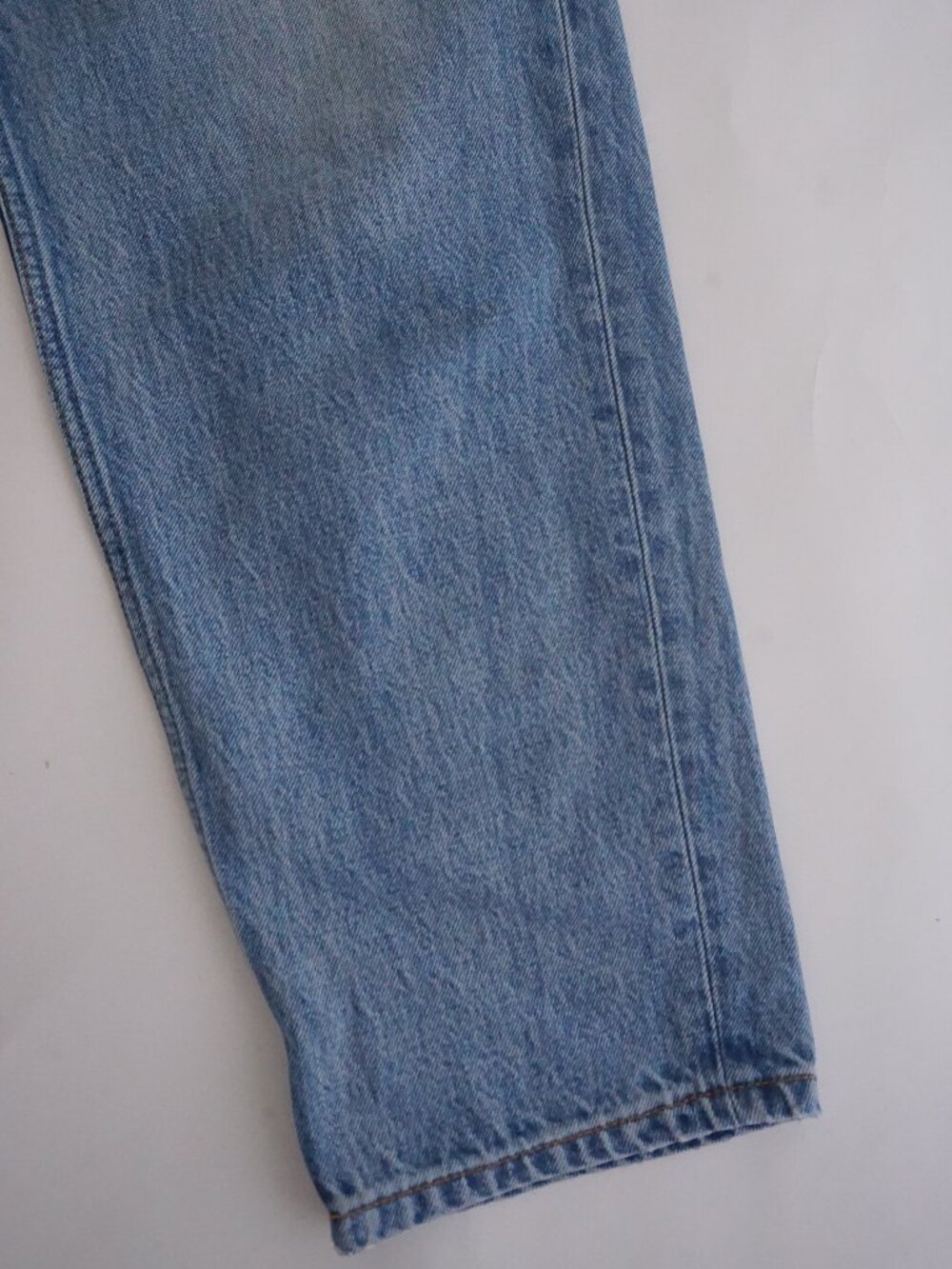 Boyish Gilda Light Wash Toby High Rise Straight Leg Jeans Button Fly Denim 27 - Picture 4 of 15